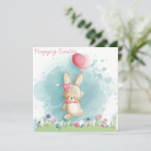 Niedlich Ostern Einladung (Stehend Vorderseite)