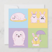 Niedlich Ostern Einladung (Rückseite)