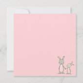 Niedlich Ostern Einladung (Rückseite)