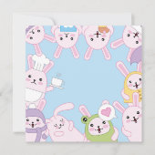 Niedlich Ostern Einladung (Vorderseite)