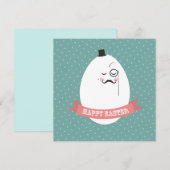 Niedlich Ostern Einladung (Vorne/Hinten)