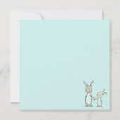 Niedlich Ostern Einladung (Rückseite)