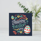 Niedlich Ostern Einladung (Stehend Vorderseite)