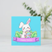 Niedlich Ostern Einladung (Stehend Vorderseite)