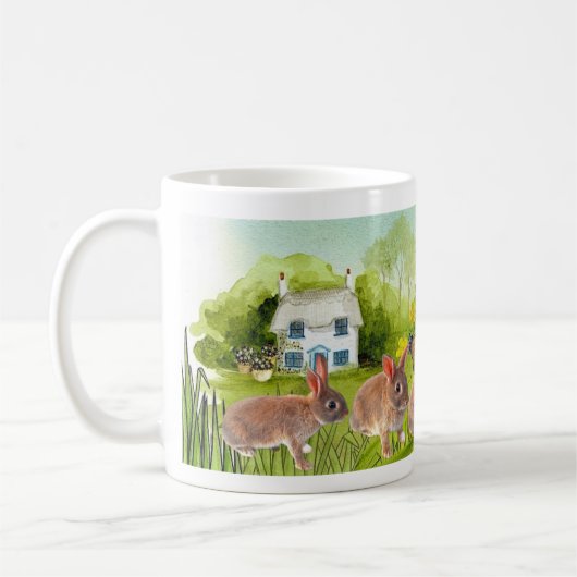 Niedlich Ostern Eizelljagd Kaffeetasse (Links)