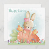 Niedlich Ostern Feiertagskarte (Vorne/Hinten)