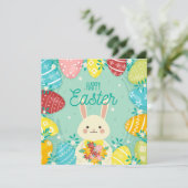 Niedlich Ostern Feiertagskarte (Stehend Vorderseite)