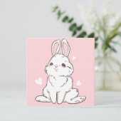 Niedlich Ostern Feiertagskarte (Stehend Vorderseite)