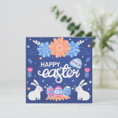 Niedlich Ostern Feiertagskarte (Stehend Vorderseite)