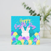 Niedlich Ostern Feiertagskarte (Stehend Vorderseite)