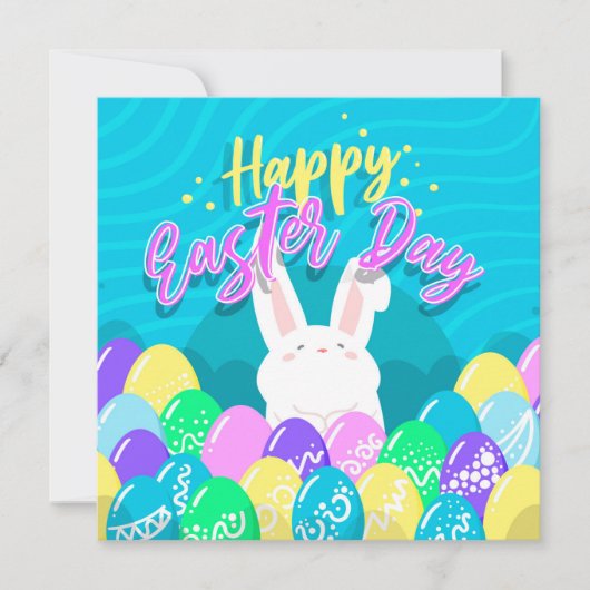 Niedlich Ostern Feiertagskarte (Vorderseite)