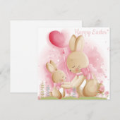 Niedlich Ostern Feiertagskarte (Vorne/Hinten)