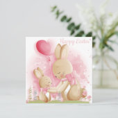 Niedlich Ostern Feiertagskarte (Stehend Vorderseite)