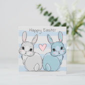 Niedlich Ostern Feiertagskarte (Stehend Vorderseite)