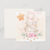 Niedlich Ostern Feiertagskarte (Vorne/Hinten)