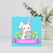 Niedlich Ostern Feiertagskarte (Stehend Vorderseite)