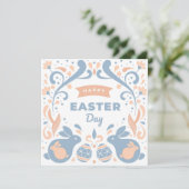 Niedlich Ostern Feiertagskarte (Stehend Vorderseite)