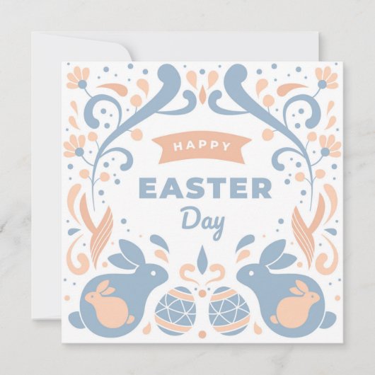 Niedlich Ostern Feiertagskarte (Vorderseite)