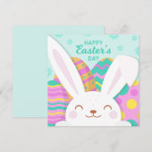Niedlich Ostern Feiertagskarte (Vorne/Hinten)