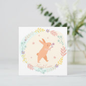 Niedlich Ostern Feiertagskarte (Stehend Vorderseite)