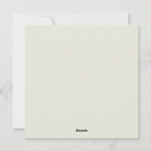 Niedlich Ostern Feiertagskarte (Rückseite)