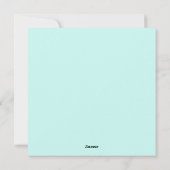 Niedlich Ostern Feiertagskarte (Rückseite)