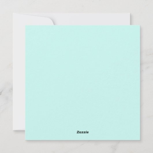 Niedlich Ostern Feiertagskarte (Rückseite)