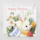 Niedlich Ostern Feiertagskarte (Vorderseite)