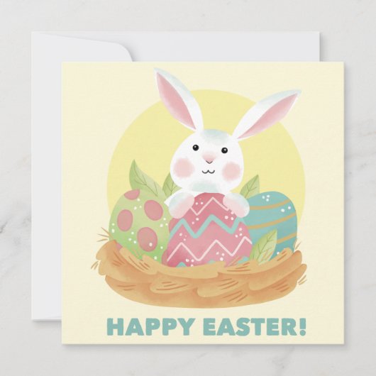 Niedlich Ostern Feiertagskarte (Vorderseite)