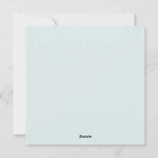 Niedlich Ostern Feiertagskarte (Rückseite)