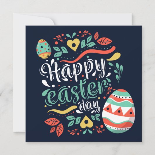 Niedlich Ostern Feiertagskarte (Vorderseite)