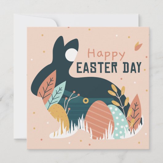 Niedlich Ostern Feiertagskarte (Vorderseite)