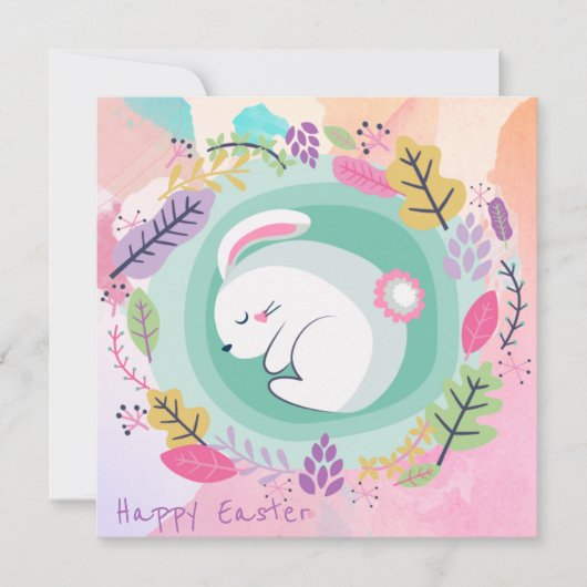 Niedlich Ostern Feiertagskarte (Vorderseite)