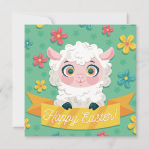 Niedlich Ostern Feiertagskarte