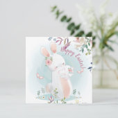 Niedlich Ostern Feiertagskarte (Stehend Vorderseite)