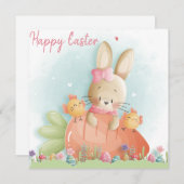 Niedlich Ostern Feiertagskarte (Vorne/Hinten)