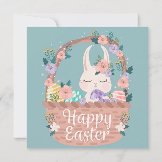 Niedlich Ostern Feiertagskarte (Vorderseite)