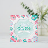 Niedlich Ostern Feiertagskarte (Stehend Vorderseite)