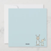 Niedlich Ostern Feiertagskarte (Rückseite)