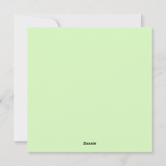 Niedlich Ostern Feiertagskarte (Rückseite)