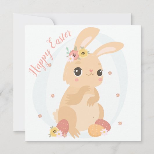Niedlich Ostern Feiertagskarte (Vorderseite)