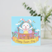 Niedlich Ostern Feiertagskarte (Stehend Vorderseite)