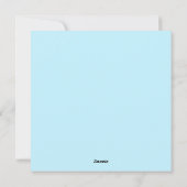 Niedlich Ostern Feiertagskarte (Rückseite)