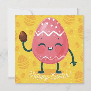 Niedlich Ostern Feiertagskarte