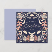 Niedlich Ostern Feiertagskarte (Vorne/Hinten)