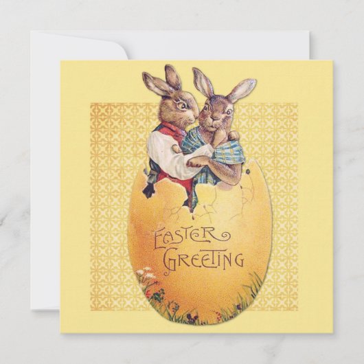 Niedlich Ostern Feiertagskarte (Vorderseite)