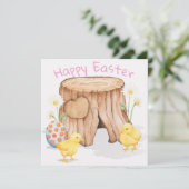 Niedlich Ostern Feiertagskarte (Stehend Vorderseite)