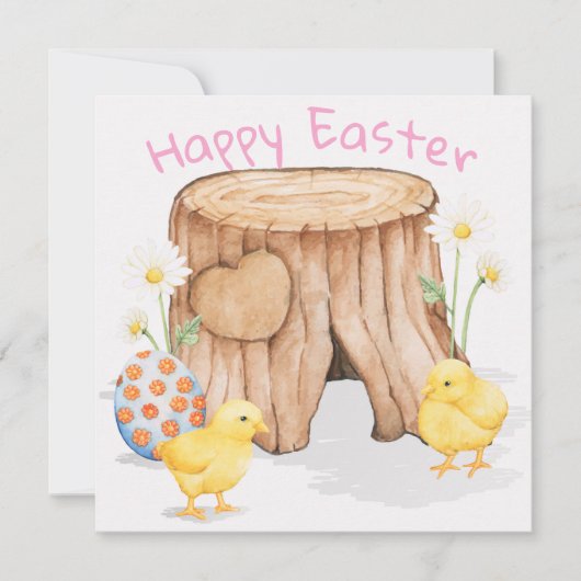 Niedlich Ostern Feiertagskarte (Vorderseite)