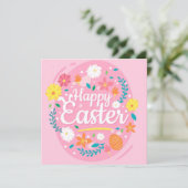 Niedlich Ostern Feiertagskarte (Stehend Vorderseite)