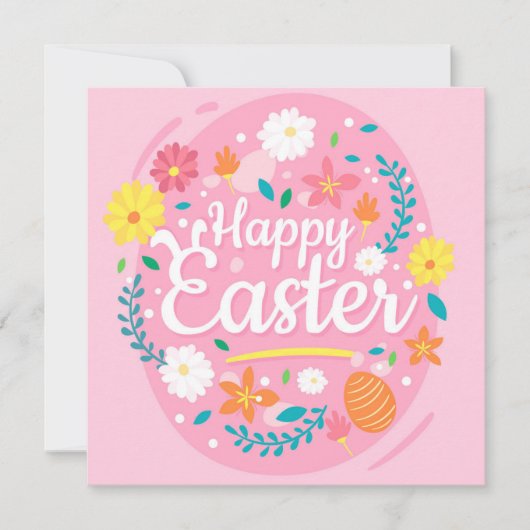 Niedlich Ostern Feiertagskarte (Vorderseite)